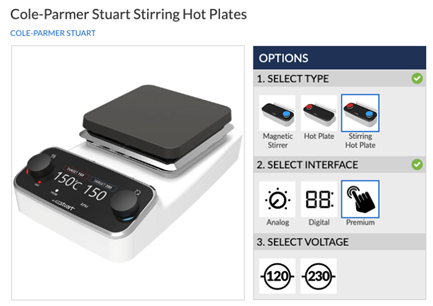 Screenshot of a web store with a custom electronic scale.